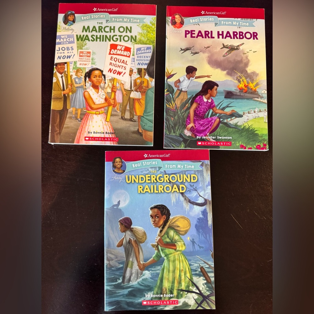 American Girl Doll Books “Real Stories From My Time” Collection